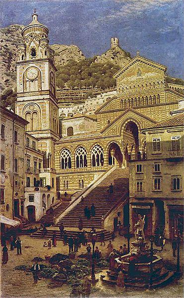 Amalfi Cathedral, Aleksander Gierymski